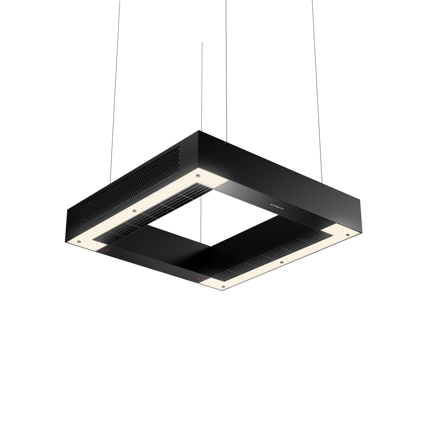karban airzone in black color with natural led light