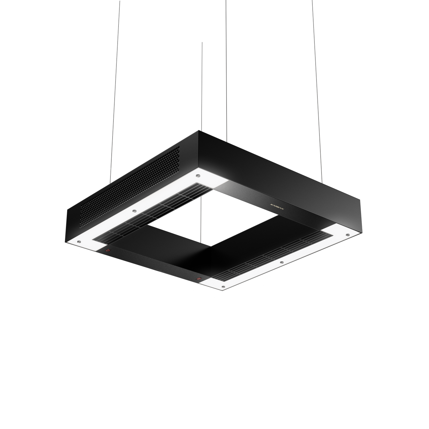 karban airzone in black color with white led light
