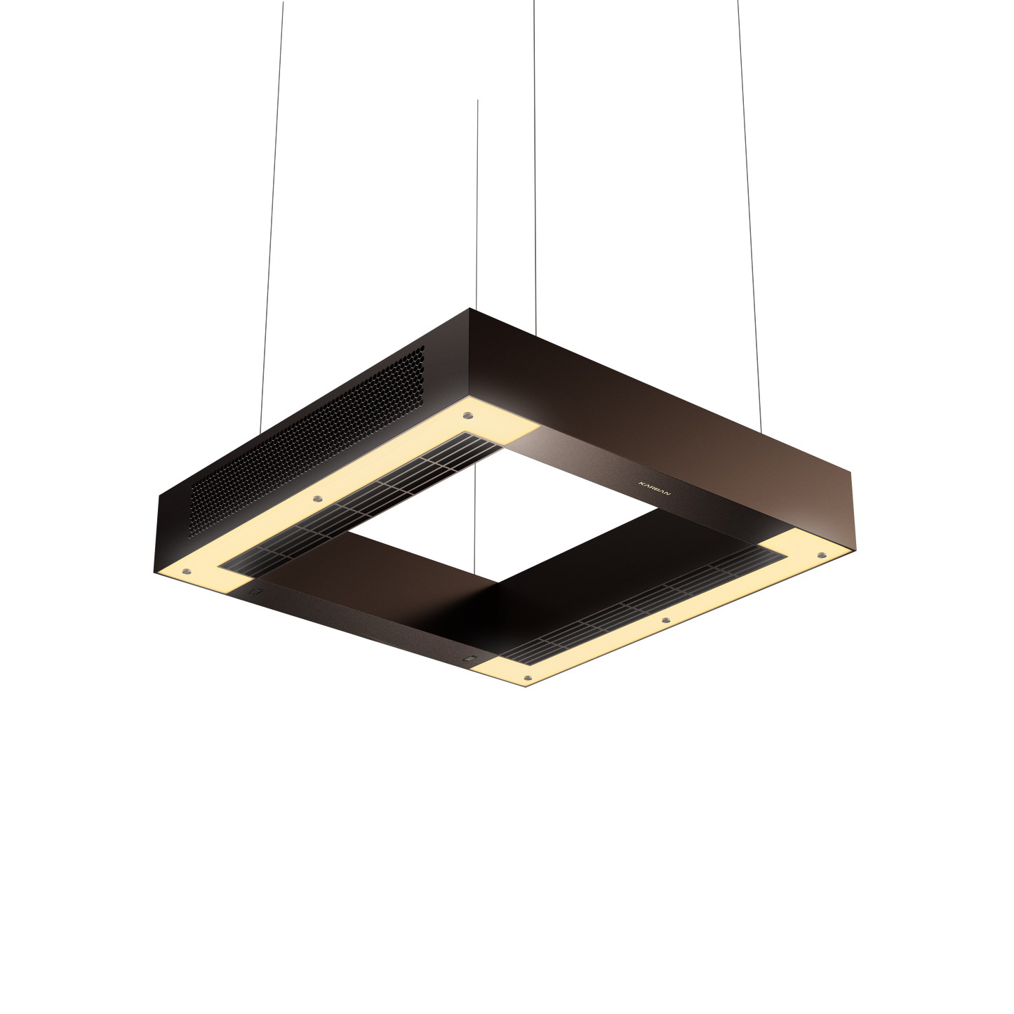 karban airzone in brown color with warm led light