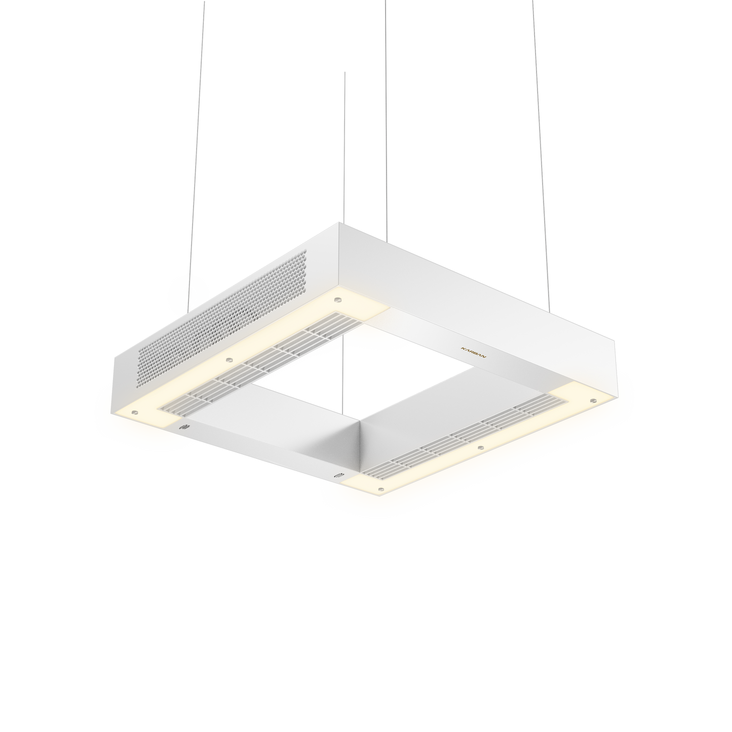karban airzone in white color with natural led light