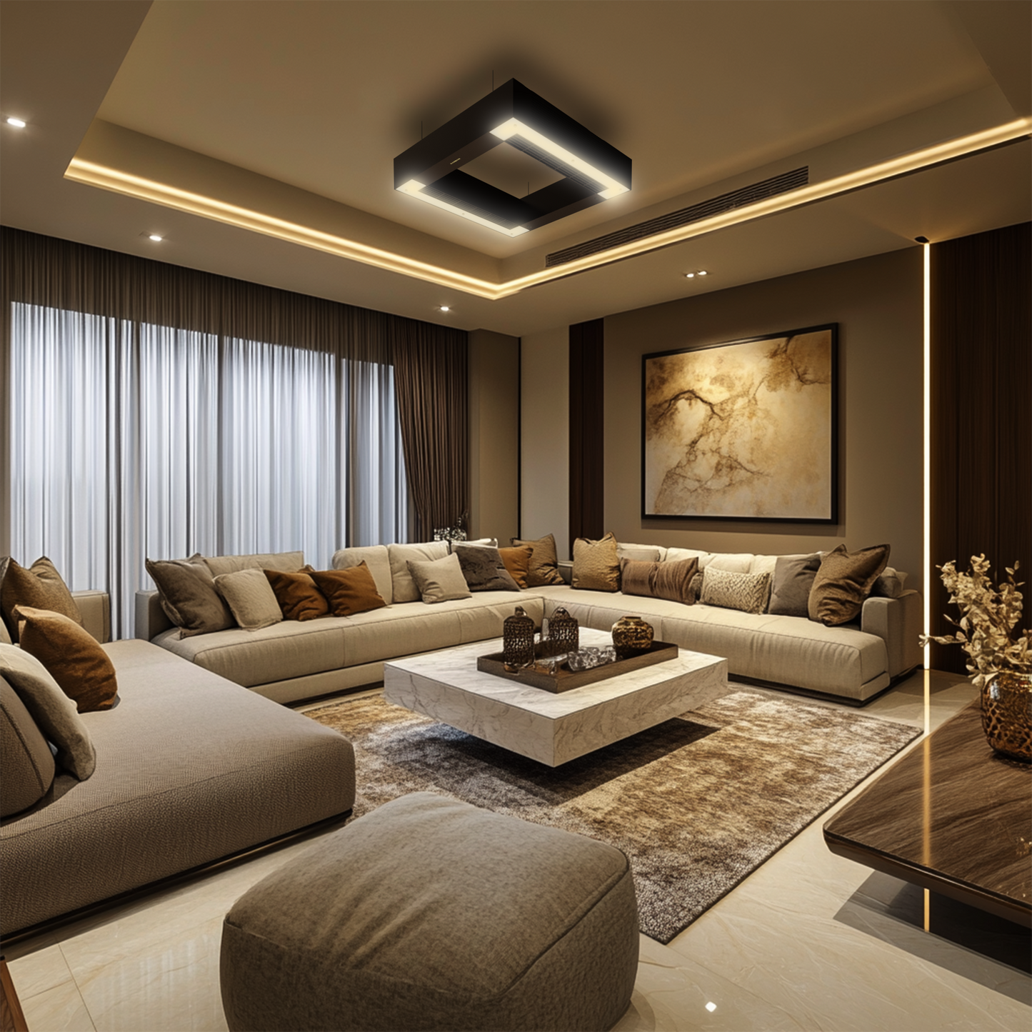 karban airzone bladeless ceiling for living room