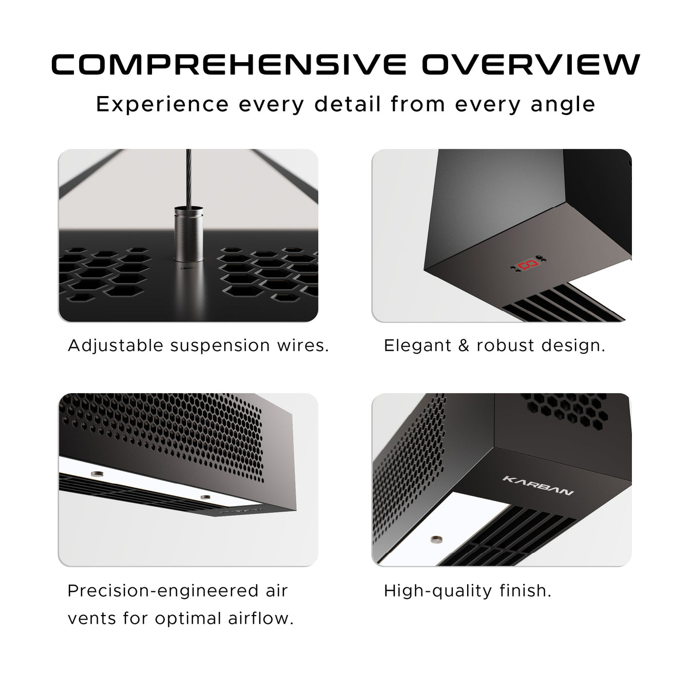 Buy Bladeless Fan For Compact & Low Ceiling Spaces Karban Airzone Lite